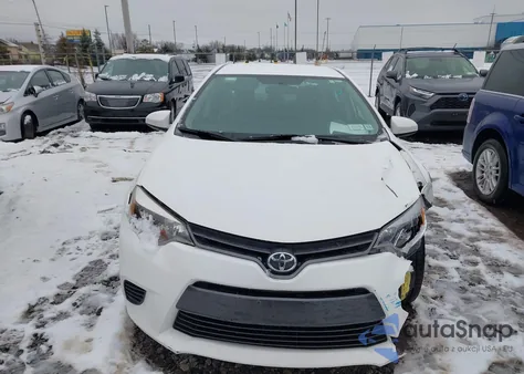2016 Toyota Corolla Le из США, поврежденный, VIN 2T1BURHE4GC570505